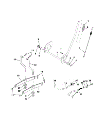 Mower Lift parts for Southern States Front-Engine Lawn Tractor 96012002200 from AppliancePartsPros.com