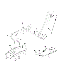 Mower Lift parts for Southern States Front-Engine Lawn Tractor 96012005400 from AppliancePartsPros.com