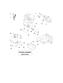 Engine parts for Southern States Front-Engine Lawn Tractor 96012005500 from AppliancePartsPros.com