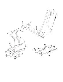 Mower Lift parts for Southern States Front-Engine Lawn Tractor 96012005700 from AppliancePartsPros.com