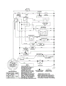 Schematic Diagram parts for Husqvarna Front-Engine Lawn Tractor 96013000101 from AppliancePartsPros.com
