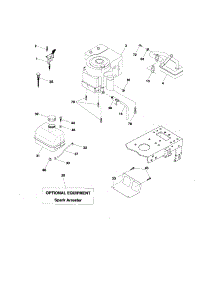 Engine parts for Murray Front-Engine Lawn Tractor 96014000100 from AppliancePartsPros.com