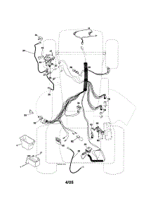 Electrical parts for Ryobi Front-Engine Lawn Tractor 96016000400 from AppliancePartsPros.com