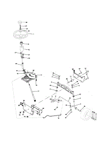 Steering Assembly parts for Ryobi Front-Engine Lawn Tractor 96016000400 from AppliancePartsPros.com