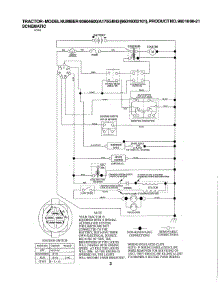 Schematic Diagram parts for Ariens Front-Engine Lawn Tractor 96016002101 from AppliancePartsPros.com