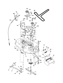Mower Deck parts for Ariens Front-Engine Lawn Tractor 96016002102 from AppliancePartsPros.com