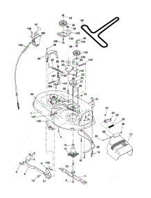 Mower Deck parts for Ariens Front-Engine Lawn Tractor 96016002701 from AppliancePartsPros.com