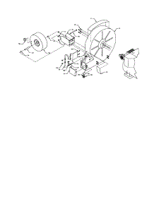 Wheel parts for Mantis Gas Leaf Blower 9602-00-01 from AppliancePartsPros.com