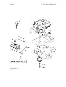 Engine parts for Husqvarna Front-Engine Lawn Tractor 96041039300 from AppliancePartsPros.com