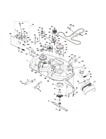 Mower Deck parts for Poulan Front-Engine Lawn Tractor 96042000200 from AppliancePartsPros.com