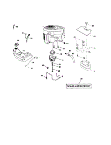 Engine parts for Southern States Front-Engine Lawn Tractor 96042001302 from AppliancePartsPros.com