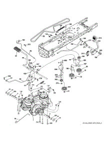 Drive parts for Poulan Front-Engine Lawn Tractor 96042016701 from AppliancePartsPros.com