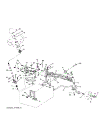 Steering Assembly parts for Poulan Front-Engine Lawn Tractor 96042016701 from AppliancePartsPros.com