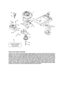 Engine parts for Craftsman Front-Engine Lawn Tractor 960420217 from AppliancePartsPros.com