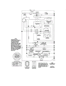 Schematic Diagram parts for Craftsman Front-Engine Lawn Tractor 960420217 from AppliancePartsPros.com