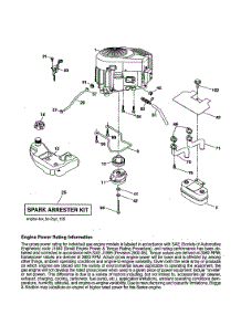 Engine parts for Craftsman Front-Engine Lawn Tractor 960420218 from AppliancePartsPros.com
