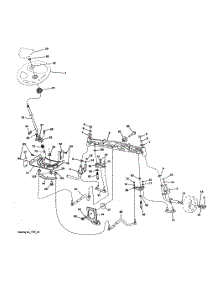 Steering parts for Craftsman Front-Engine Lawn Tractor 960420218 from AppliancePartsPros.com