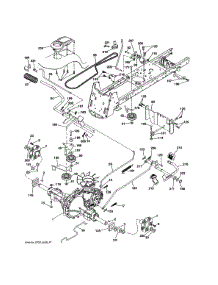 Ground Drive parts for Craftsman Front-Engine Lawn Tractor 96042022000 from AppliancePartsPros.com
