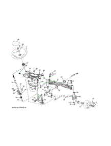 Steering Assembly parts for Craftsman Front-Engine Lawn Tractor 96042022000 from AppliancePartsPros.com