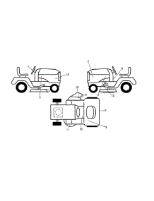 Decals parts for Craftsman Front-Engine Lawn Tractor 96042022000 from AppliancePartsPros.com