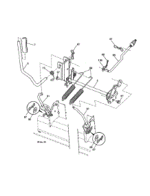 Lift Assembly parts for Craftsman Front-Engine Lawn Tractor 960420221 from AppliancePartsPros.com