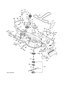 Mower Deck parts for Craftsman Front-Engine Lawn Tractor 960420222 from AppliancePartsPros.com