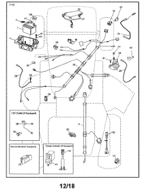 Electrical parts for Craftsman Front-Engine Lawn Tractor 960420223 from AppliancePartsPros.com