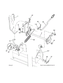 Mower Lift parts for Jonsered Front-Engine Lawn Tractor 96043019700 from AppliancePartsPros.com