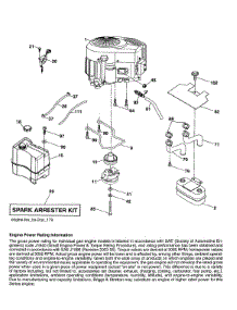 Engine parts for Husqvarna Front-Engine Lawn Tractor 96043025900 from AppliancePartsPros.com