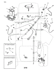Electrical parts for Husqvarna Front-Engine Lawn Tractor 96043026000 from AppliancePartsPros.com