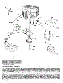 Engine parts for Husqvarna Front-Engine Lawn Tractor 96043027100 from AppliancePartsPros.com