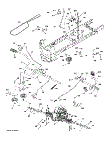 Drive parts for Husqvarna Front-Engine Lawn Tractor 96043027400 from AppliancePartsPros.com