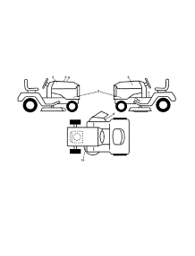 Decals parts for Husqvarna Front-Engine Lawn Tractor 96043027400 from AppliancePartsPros.com