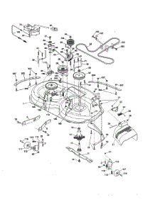 Mower Deck parts for Husqvarna Front-Engine Lawn Tractor 96043027500 from AppliancePartsPros.com