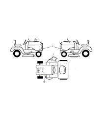 Decals parts for Husqvarna Front-Engine Lawn Tractor 96043027600 from AppliancePartsPros.com