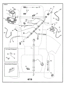 Electrical parts for Husqvarna Front-Engine Lawn Tractor 96043027700 from AppliancePartsPros.com