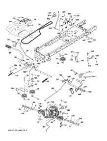 Drive parts for Husqvarna Front-Engine Lawn Tractor 96043028100 from AppliancePartsPros.com