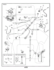 Electrical parts for Husqvarna Front-Engine Lawn Tractor 96043029500 from AppliancePartsPros.com