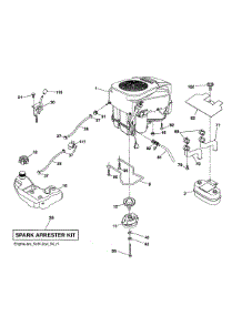 Engine parts for Husqvarna Front-Engine Lawn Tractor 96043029500 from AppliancePartsPros.com