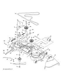 Mower Deck parts for Husqvarna Front-Engine Lawn Tractor 96043029500 from AppliancePartsPros.com