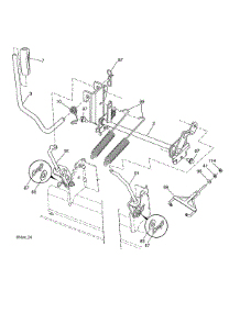 Mower Lift parts for Husqvarna Front-Engine Lawn Tractor 96043029500 from AppliancePartsPros.com