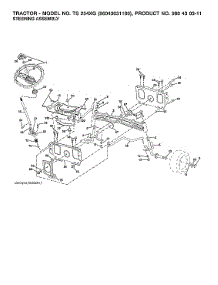 Steering Assy parts for Husqvarna Front-Engine Lawn Tractor 96043031100 from AppliancePartsPros.com