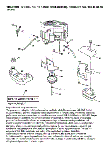 Engine parts for Husqvarna Front-Engine Lawn Tractor 96043031600 from AppliancePartsPros.com