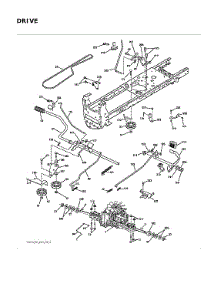 Drive parts for Husqvarna Front-Engine Lawn Tractor 96043032900 from AppliancePartsPros.com
