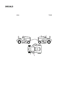 Decals parts for Husqvarna Front-Engine Lawn Tractor 960430333 from AppliancePartsPros.com