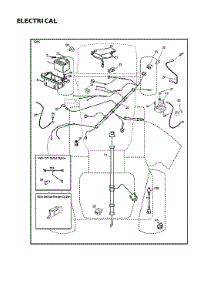 Electrical parts for Husqvarna Front-Engine Lawn Tractor 960430333 from AppliancePartsPros.com