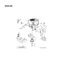 Engine parts for Husqvarna Front-Engine Lawn Tractor 960430333 from AppliancePartsPros.com