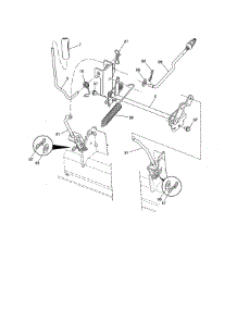 Mower Lift parts for Murray Front-Engine Lawn Tractor 96044000800 from AppliancePartsPros.com