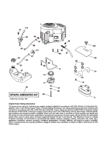 Engine parts for Husqvarna Front-Engine Lawn Tractor 96045005700 from AppliancePartsPros.com