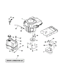 Engine parts for Ariens Front-Engine Lawn Tractor 96046000100 from AppliancePartsPros.com